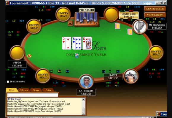 Multi Table Turnier $215 Rebuy