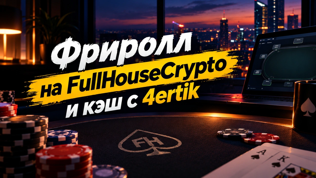 Фриролл на FullHouseCrypto и кэш с 4ertik 