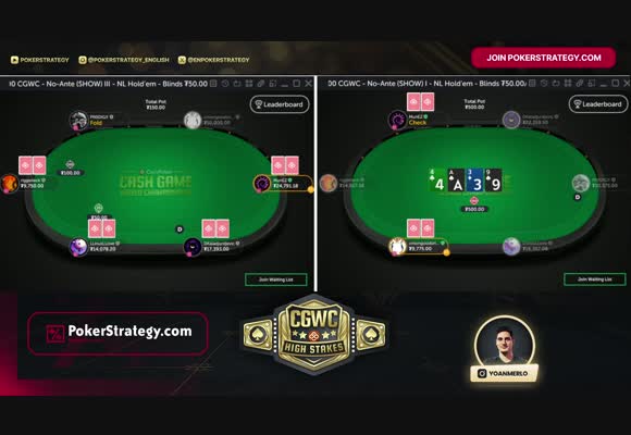 HS Cash Game World Championship - LlinusLLove enters the room!