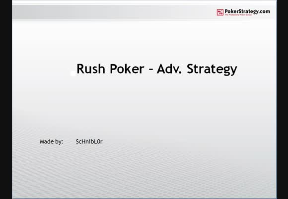 NL $200 Rush Poker