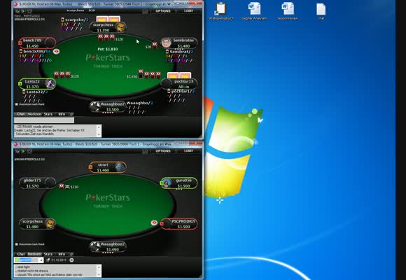 Waaaghboss live auf den $100-$300 6max  Sit and Gos