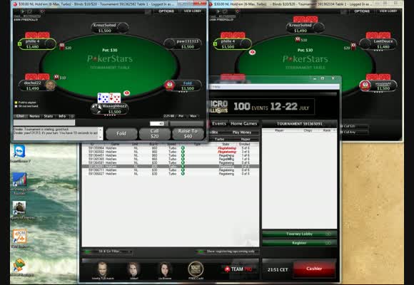Live dabei in $30 & $60 Sit and Goes