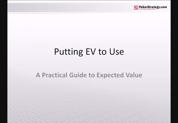 Putting EV to use - Part 1