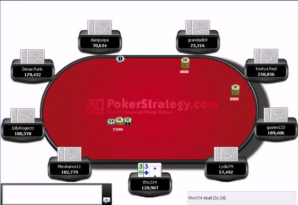 180-Man $3 Rebuy Final Table