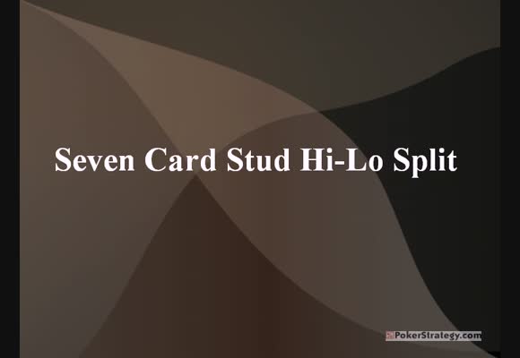 Seven Card Stud Hi/lo - An introduction for beginners