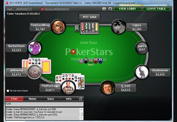$3k GTD H.O.R.S.E. MTT