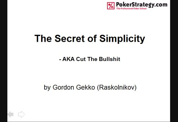 The Secret of Simplicity