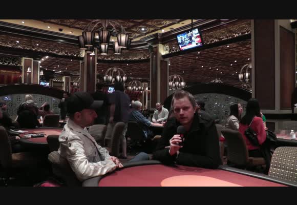 Interview with Daniel Negreanu at the room Five Diamond Poker Classic