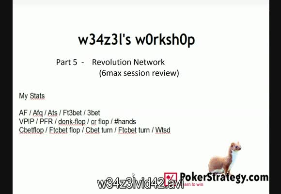W34z3l's W0rksh0p: 4NL Session on Revolution