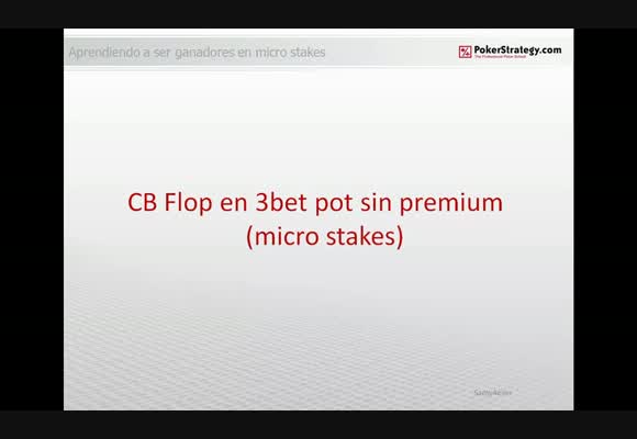 CB flop en bote 3bet sin premiums