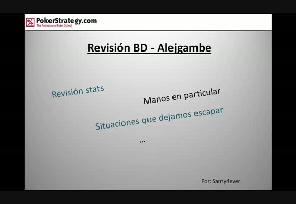 Revisión de Base de Datos - Alejgambe