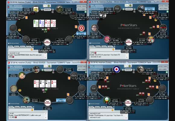 4-Tabling Low Stakes Turbos Live