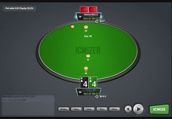 High Blind Heads Up Play