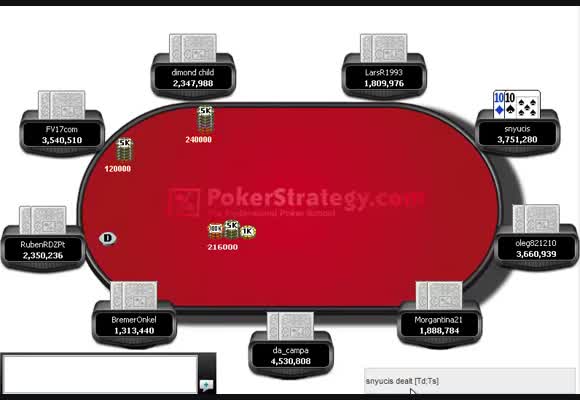 Collin reviews snyucis's Saturday Splash MTT win - Late stages and Final table