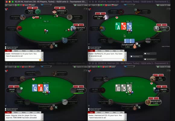 How to play in early and middle stages of MTT SNGs