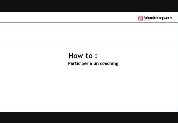 How to : Participer à un coaching