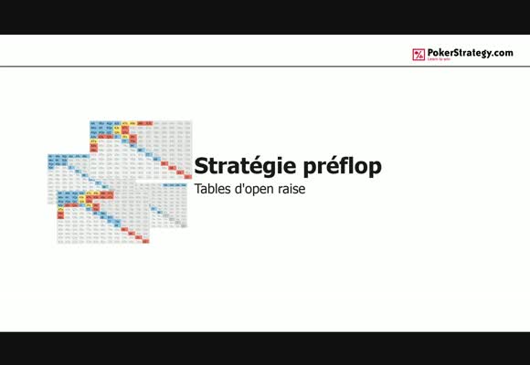stratégie préflop : tables d'open raise