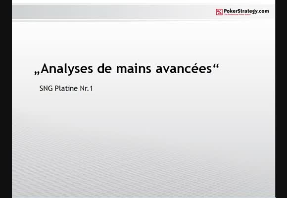 Analyses avancées : SNG 1