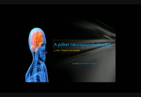 A póker neuropszichológiája 3. rész - Dopamin, energia és koncentráció