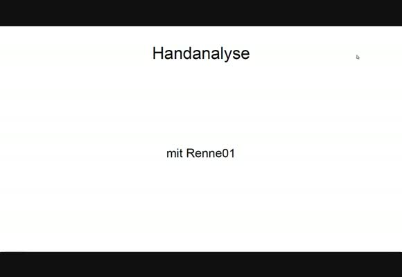Handanalyse mit Renne01 - 65s