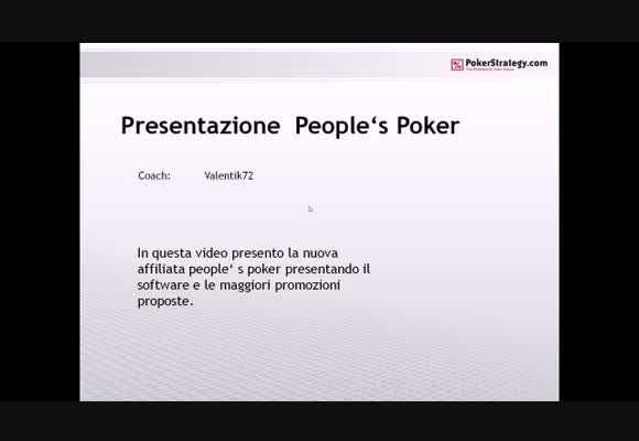 Presentazione ed analisi della room iGameLab.it di People's Poker