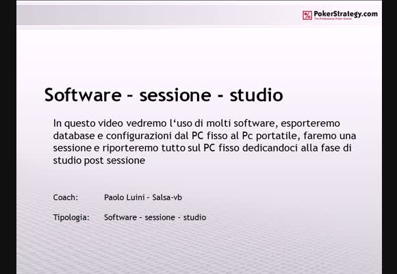 Software - Sessione - Studio su 2 PC - Parte 1