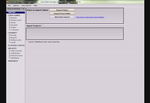 Introduzione all'utilizzo di Holdem Manager