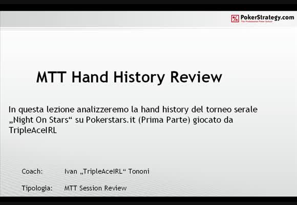 Session review Night on Stars - Parte 1