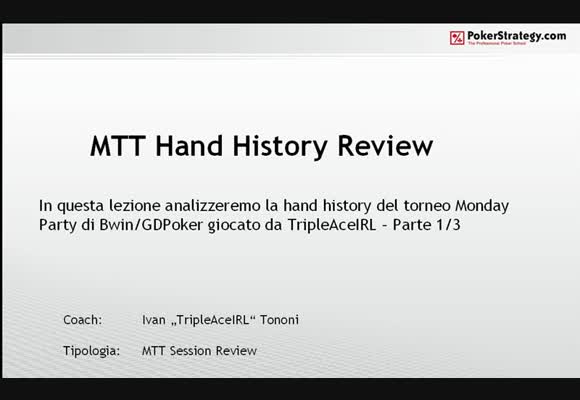 Monday room - Session review con TripleAceIRL