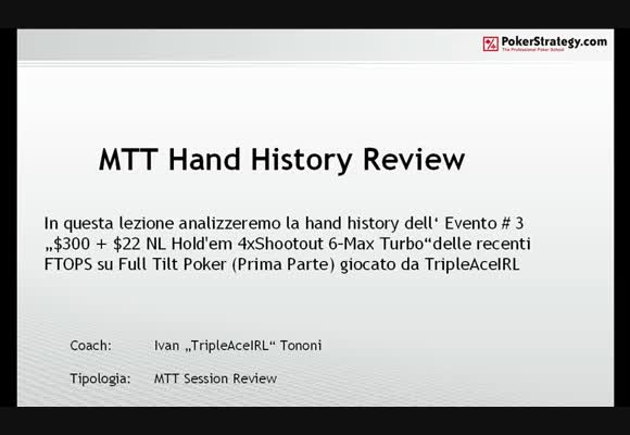FTOPS Event #3 Session review - Parte 1