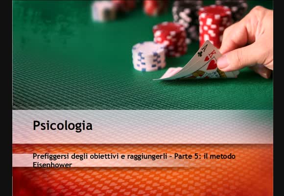Prefiggersi degli obiettivi e raggiungerli - Parte 5