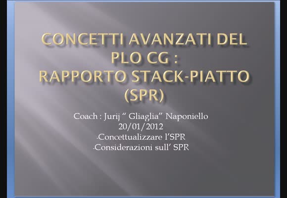 Session review PLO - concetti avanzati - stack to pot ratio