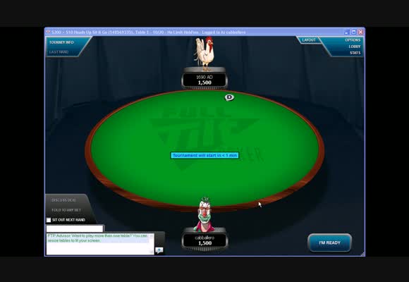 Live Session - Heads Up e strategia mini raise su FullTilt
