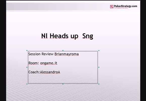 Session review - High Stakes con Brianmayroma