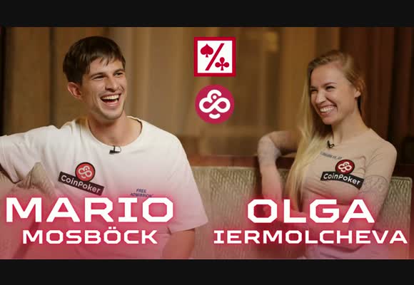 Mario Mosböck and Olga Iermolcheva: The CoinPoker ambassadors
