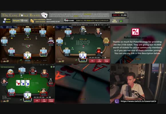 My first GGPoker MTT tourney: WSOP Online $215 Bounty Hunters