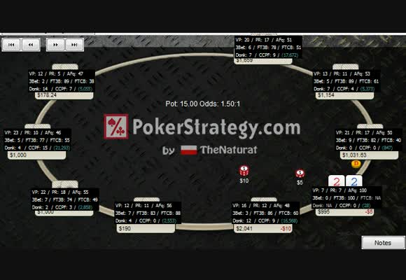 NL 1000$ FR - wykorzystanie polaryzacji zakresów