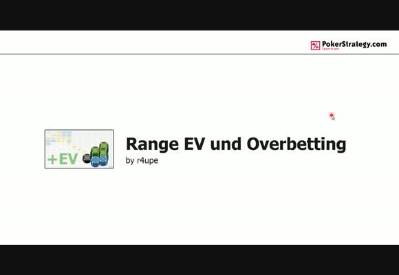 Range EV und Overbetting