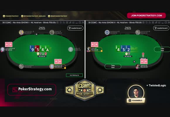 HS Cash Game World Championship - More Swings and an open Race