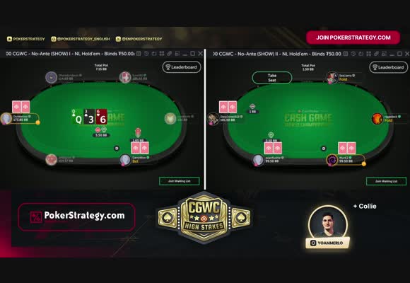 HS Cash Game World Championship - Checking in with Collie