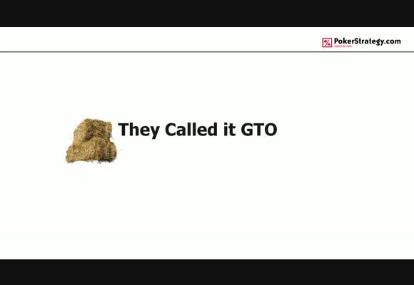 They Called It GTO - Misconceptions with Flop Play