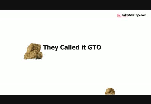 They called it GTO - river play and putting theory to practice