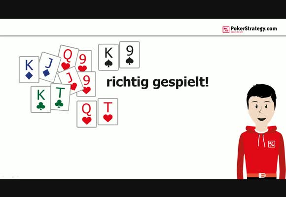 Große suited Hände richtig gespielt!