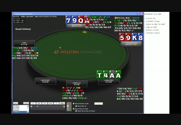 Hra s AAxx - 2. část (3bet)