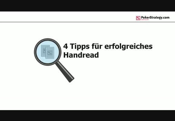 Vier Tipps für erfolgreiches Handreading