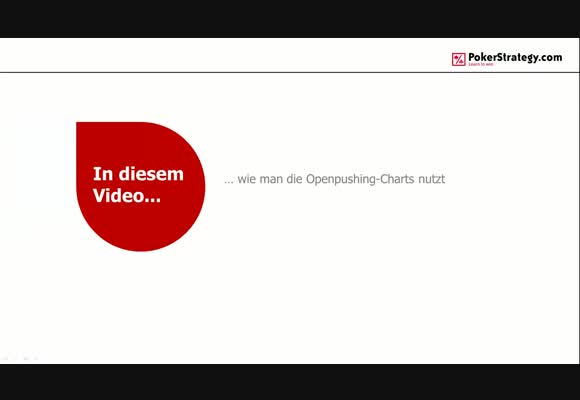 Preflop-Strategie: Openpushing-Charts