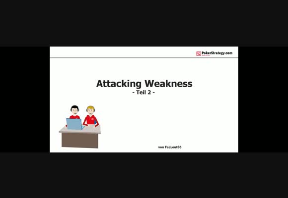 Attacking Weakness - Fast Poker NL 25 (2)