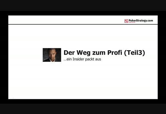 Der Weg zum Profi - ein Insider packt aus - Triple-Barrel-Spots