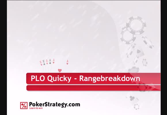 Rangebreakdown in Pot Limit Omaha