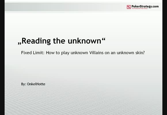 Reading the Unknown
